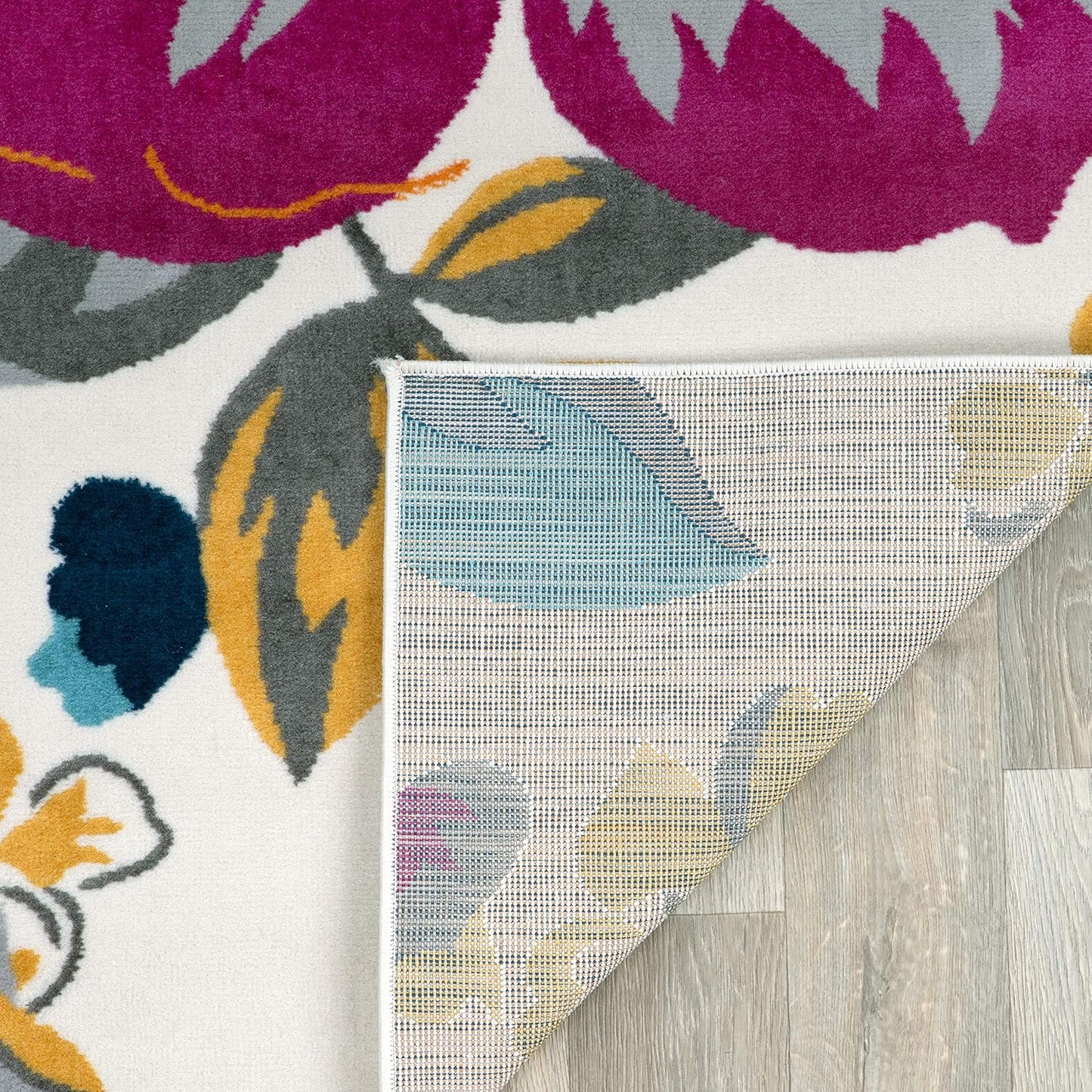 Modern Floral Area Rugs 3'1" X 5' Multi