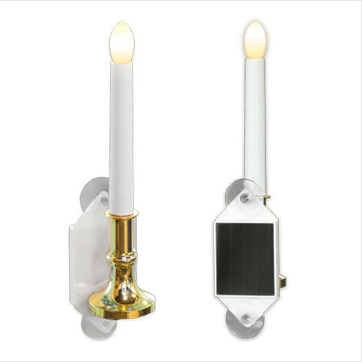 Solar Candle Light Solid Color Window Festive