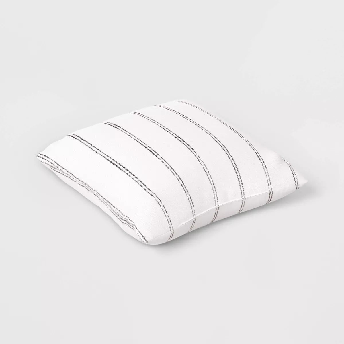 2Pk Square Cotton Woven Stripe Throw Pillows - Threshold