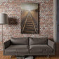 66 In. X 37 In. "Vanishing into the Distance" Hand Painted Contemporary Artwork