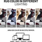 Modern Circles Carpet Easy Maintenance for Home Office,Living Room,Bedroom,Kitchen Soft Runner Rug 2' X 7'2" Burgundy