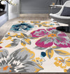 Modern Floral Area Rugs 3'1" X 5' Multi