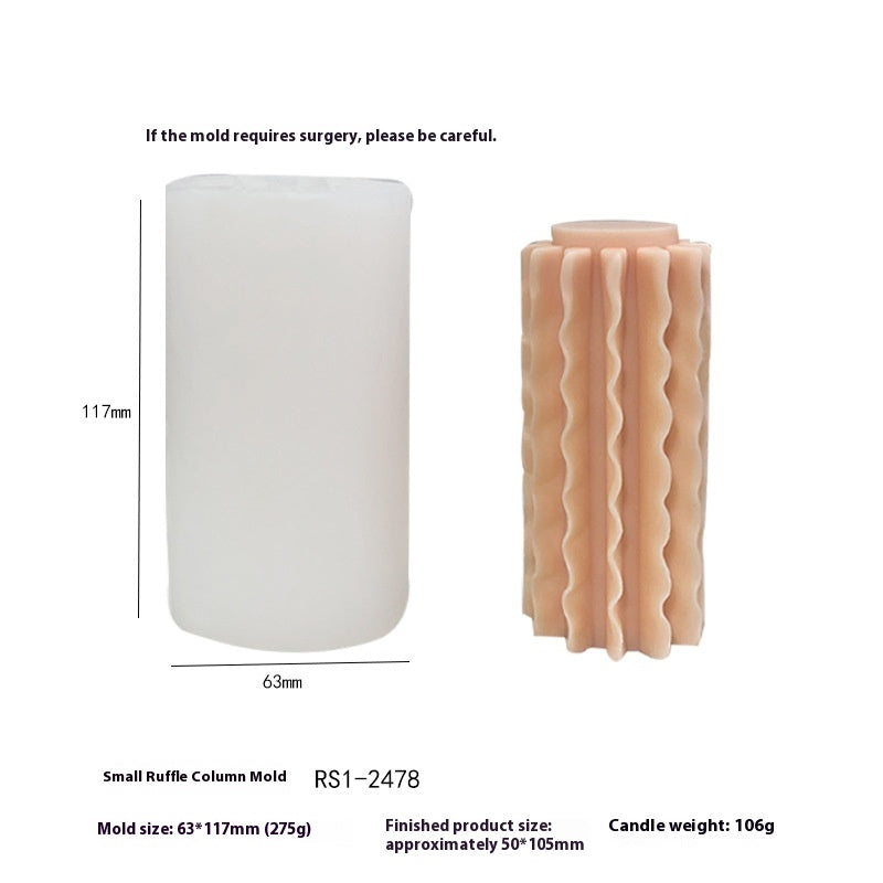 Diy Fragrant Stone Epoxy Decoration Geometry Candle Mould