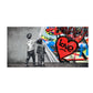 Children's Graffiti Wall Art Canvas Abstract
