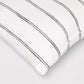 2Pk Square Cotton Woven Stripe Throw Pillows - Threshold