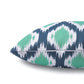 New Living Series Double-Sided Design Decorative Throw Pillow Cover, 18" X 18", Cyan/Blue, 4 Pack