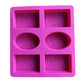 Hexagonal Candle Holder Mould Marble Pattern