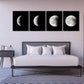 Moon Large Modern Giclee Canvas Prints Artwork Abstract Space Pictures Paintings on Stretched and Framed Canvas Wall Art Ready to Hang for Living Room Bedroom Home Office Decorations