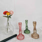 Nordic style stained glass candle holder decoration