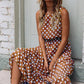 DRESS DOTTIE - BROWN