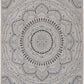 Medallion Easy Cleaning for Patio/ Deck Rugs,Balcony Rugs Indoor/Outdoor Area Rug 5' X 7' Cream