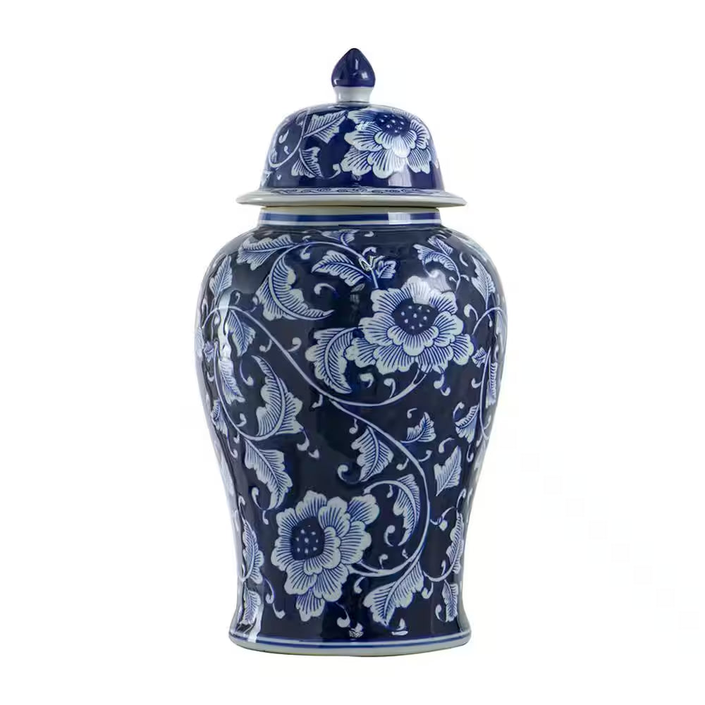 9.5 In. X 18 In. Decorative Ginger Jar