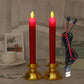 Long Brush Holder Electronic Candle Buddha Light