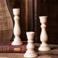 Modern Decoration Of Single Wooden Long Candle