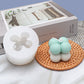 Ball Cube Cheese Aromatherapy Candle Silicone Mold