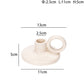 Modern Creative Ceramic Candle Holder Home