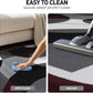 Modern Circles Carpet Easy Maintenance for Home Office,Living Room,Bedroom,Kitchen Soft Runner Rug 2' X 7'2" Burgundy