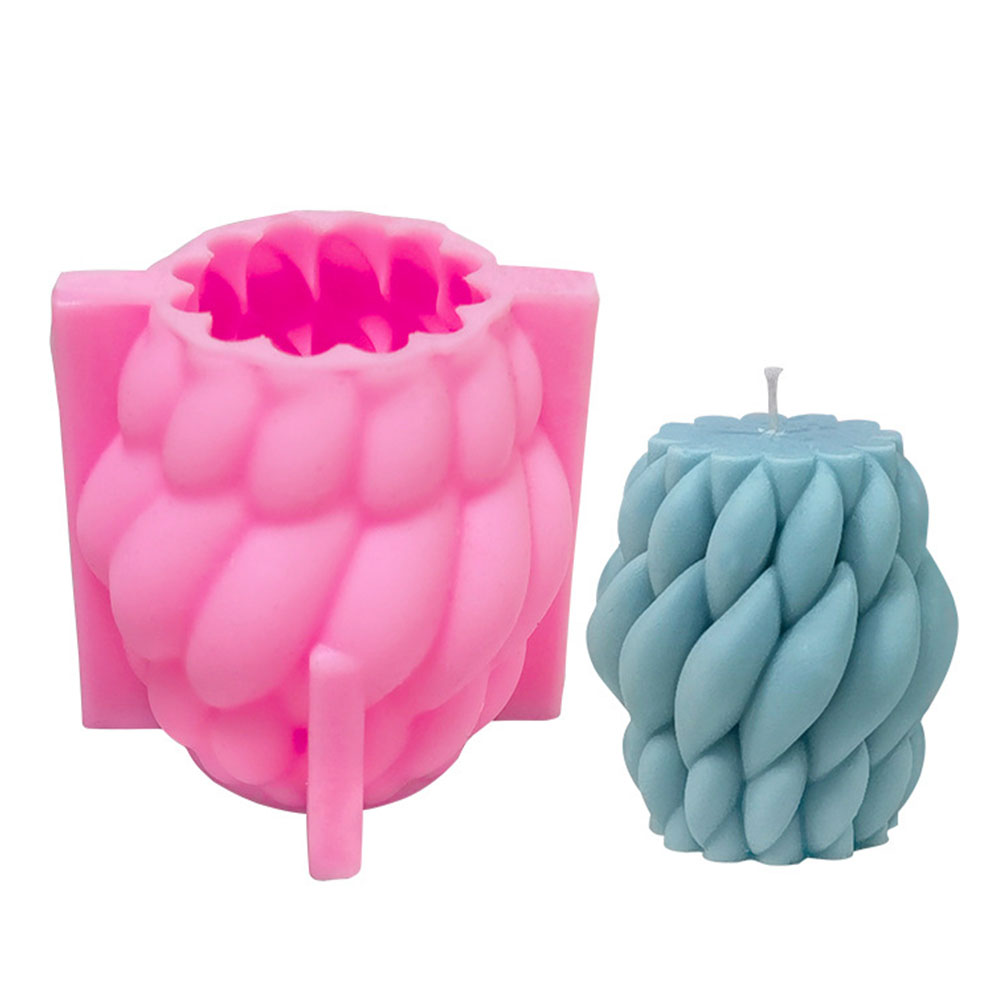 Aromatherapy Candle Silicone Mold Spiral Raindrop Creativity