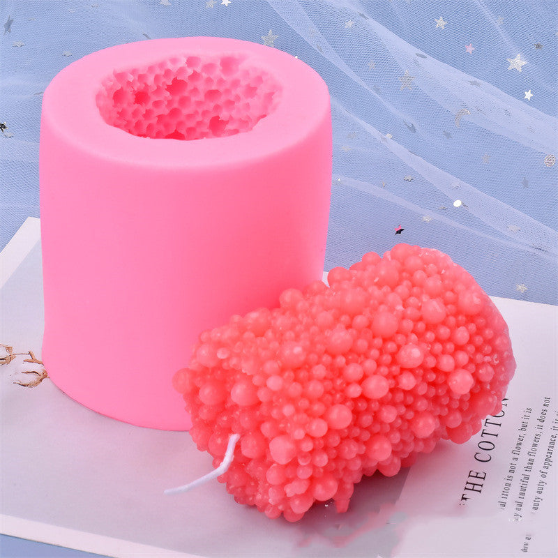 Silicone Three-dimensional Cylindrical Candle Flip Sugar Mold