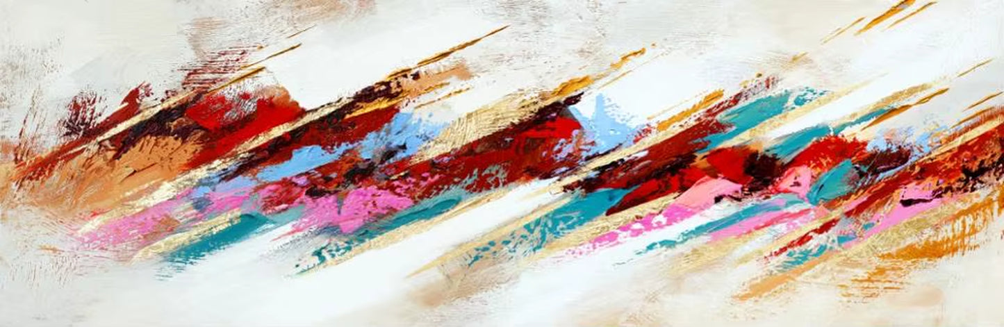 Abstract Landscape Oil Painting Posters and Prints Wall Art Canvas Painting Trees and Lakes Pictures for Living Room No Frame
