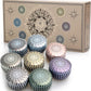 Scented Candles Gift Set for Women, Soy Wax 2.5 Oz Portable Travel Tin Candles with Strongly Fragrance Essential Oils for Aromatherapy Home Decor,Gift for Birthday,8 Pack
