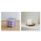 Rubik's Cube Candle Fashion Photography Props