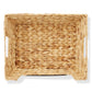 2Pk Wide Pantry Baskets, Wicker Hyacinth Seagrass Kitchen Shelf Storage Bins