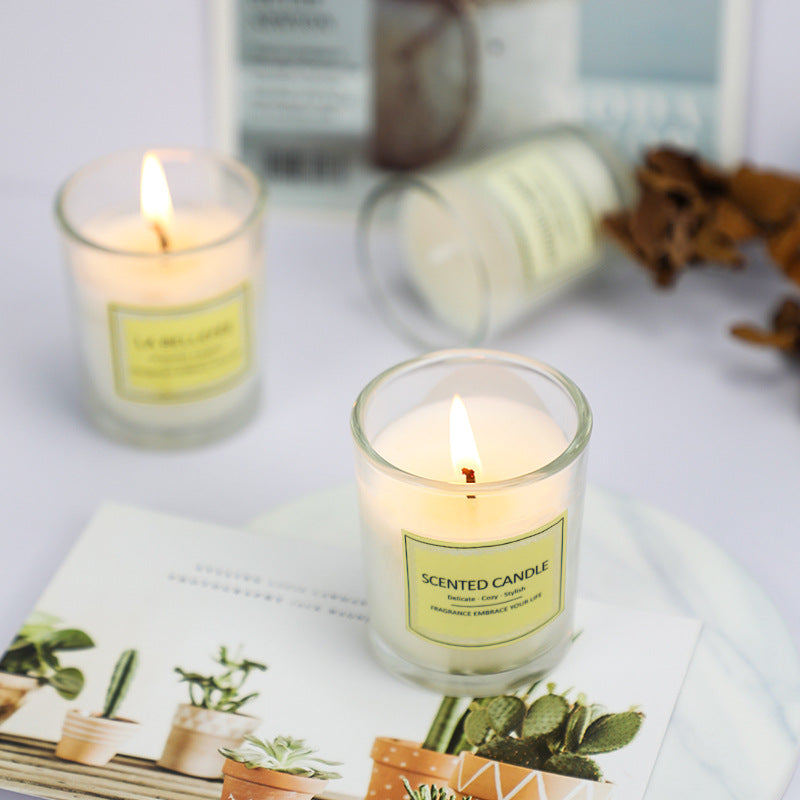 Small Glass Cup Aromatherapy Candle