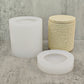 Round With Lid Candle Cup Silicone Mold