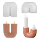 Household Fashion Candle Holder Silicone Mold