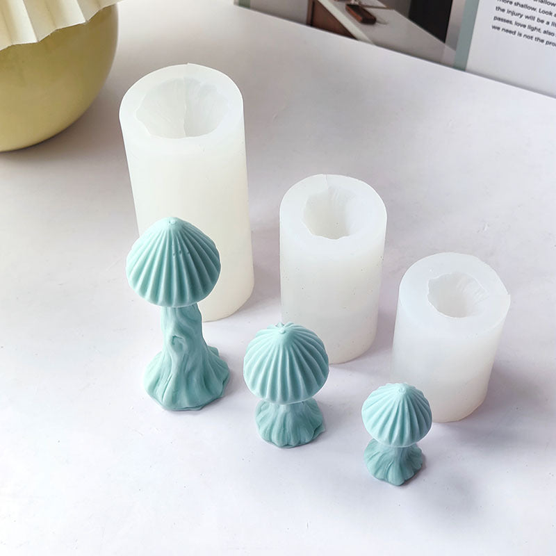 Handmade DIY Aromatherapy Mushroom Candle Silicone Mold