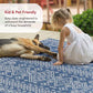 Kandace Tribal Blue 5 Ft. X 8 Ft. Indoor/Outdoor Patio Area Rug