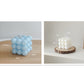 Rubik's Cube Candle Fashion Photography Props