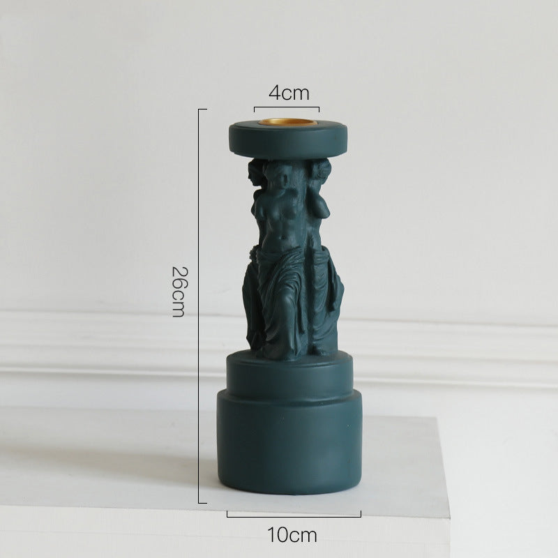 Ancient Greek Ionian Roman Column Aroma Candle Holder
