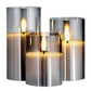 Flameless LED Candles 3 Pack Battery Operated Candles with Remote Control, Realistic Flickering Candles for Safe Ambiance
