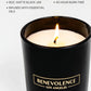 Lavender, Mint & Sage Scented Candle | Soy Christmas Candles, Black Candle for Home | Holiday Candles Gifts for Women and Men | Home Fragrance | Aromatherapy| 8Oz, 45 Hour Burn