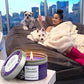 Scented Candle Gift Set for Women, 3 Pack Large Soy Wax Candles in Tins, 6.2 Oz Each, 35-40 Hr Burn, Lavender, Orange Blossom & Mahogany Woods