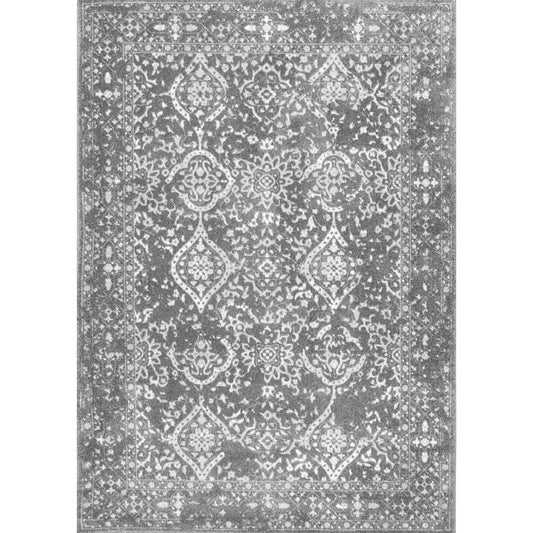 Odell Distressed Persian Silver 8 Ft. X 10 Ft. Area Rug