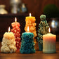 Christmas Cylindrical Aromatherapy Candle Silicone Mold