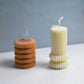 Diy Striped Column Candle Silicone Mold