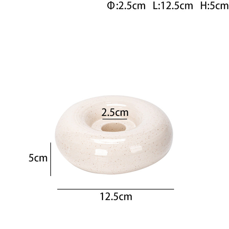 Modern Creative Ceramic Candle Holder Home