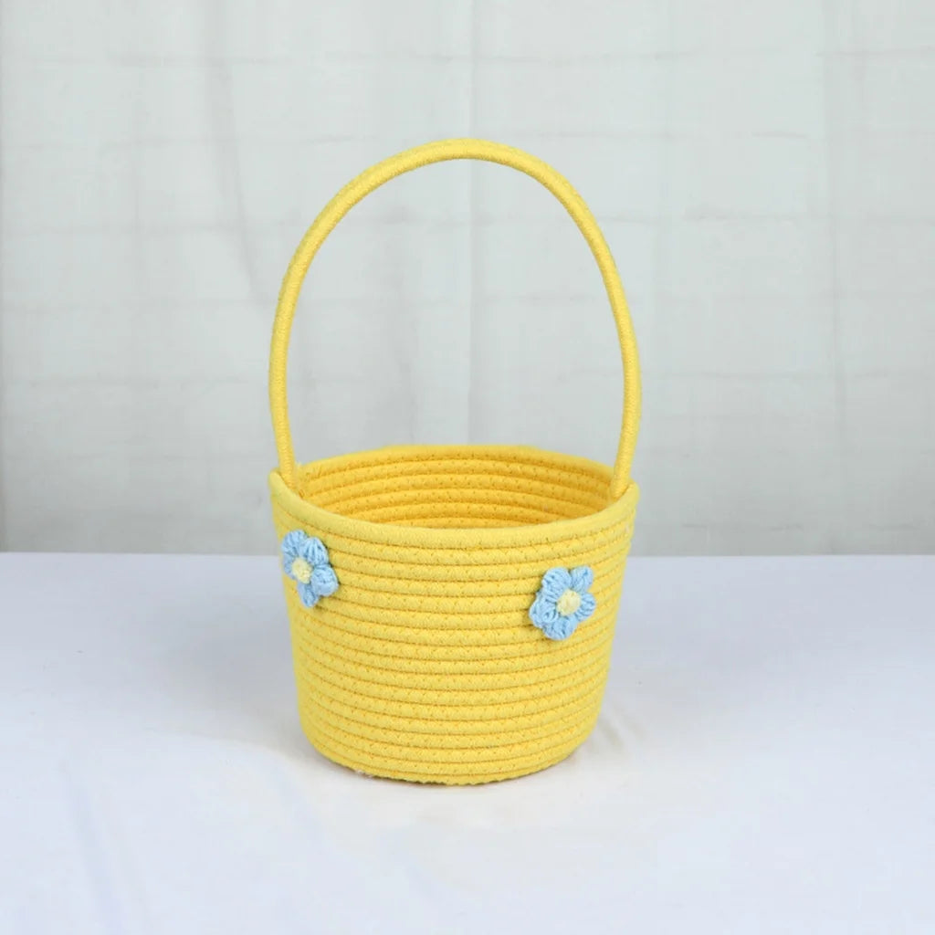 Wedding Flower Basket with Handle Candy Storage Baskets Candy Gift Tote Baskets Organizers Kitchen Home Decorations