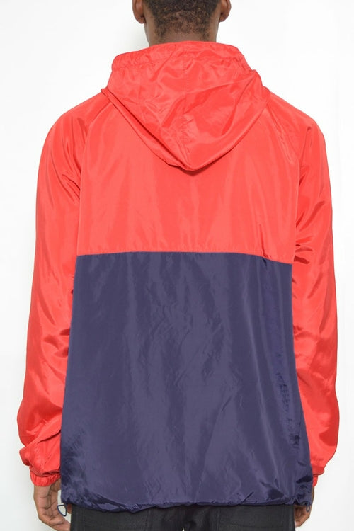 COLOR BLOCK ANORAK JACKET
