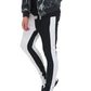 SLICE TRACK PANTS- BK/WHITE
