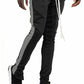 HOLIDAY TRACK PANTS- BLACK/ GREY