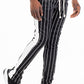 PIN STRIPE TRACK PANTS