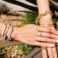 H-shaped CZ Bangle