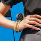 Square CZ Buckle Bangle