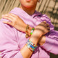 Multicolor Retro Style Bangle