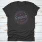 Welcome To Frisco Texas Tourism Badge Or Label Sticker. Isolated On